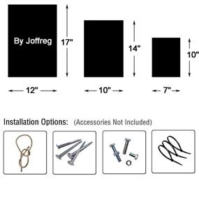 img 1 attached to Joffreg Speed Inches Reflective Aluminum Occupational Health & Safety Products for Safety Signs & Signals