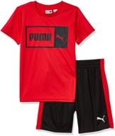 футболка puma для мальчиков high risk: 👕 идеальная одежда для мальчиков в стиле и комфорте. логотип