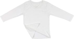 img 3 attached to 👶 Boys Girls Toddlers Sleeve Girls' Clothing: Tops, Tees & Blouses by ToBeInStyle