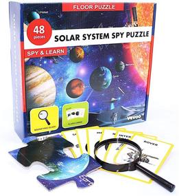 img 4 attached to 🎁 Enhanced Learning & Fun: System Flashcards Magnifying Puzzles - The Perfect Gift
