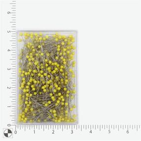 img 1 attached to Dritz 3009 Quilting Pins, 1-3/4-Inch, Yellow (500-Count) - Premium Sewing Accessories for Quilters and Crafters