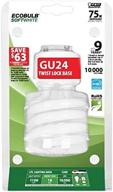 💡 energy-efficient feit 18w gu24 base spiral soft white light bulb - equivalent to 75w incandescent logo
