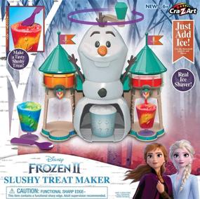 img 4 attached to 🍧 Deliciously Magical: Cra-Z-Art Disney Frozen II Slushy Treat Maker