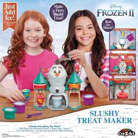 img 3 attached to 🍧 Deliciously Magical: Cra-Z-Art Disney Frozen II Slushy Treat Maker