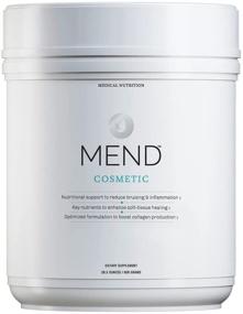 img 4 attached to Revitalizing Skin Repair: MEND Cosmetic - Arnica, Whey 🌿 Protein, Collagen & Bromelain Supplement Powder - 20 Servings (Vanilla)