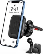 📱 2021 gusgu upgraded magnetic phone holder for car - free vhb adhesive mounting, dashboard & air vent car mount - iphone, ipad, samsung, lg compatible logo