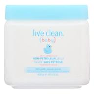 live clean gentle moisture: non-petroleum jelly - 14.1 ounce | nourishing hydration for healthy skin logo