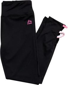 img 1 attached to RBX Girls' Active Pants Set - 3 Piece Long Sleeve Shirt, Tank Top, and Leggings (Ages 4-16)