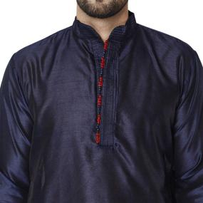 img 2 attached to Fashionable SKAVIJ Traditional Men's Sleep & Lounge Attire for Weddings, Festivities & Christmas Celebrations