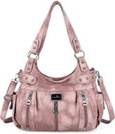 angelkiss handbags multiple pockets shoulder women's handbags & wallets for shoulder bags logo
