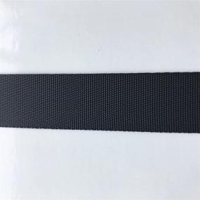 img 1 attached to 🎒 Versatile 1 Inch Wide Nylon Webbing Strap – Perfect for DIY Crafts, Backpack Strapping, Sewing, and Outdoor Gear Repair (Black)