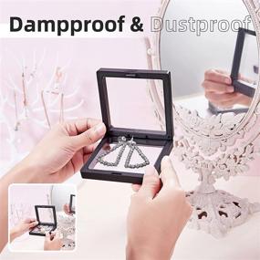 img 2 attached to 💼 Compact Anti-Tarnish Jewelry Organizer: Travel-Friendly Box for Rings, Earrings, Bracelets - 6Pcs Set