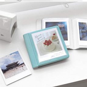 img 1 attached to 📷 Fujifilm Instax Square Photo Album: 29 Pockets, Blue - Organize Your Instant Memories!