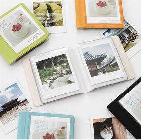 img 2 attached to 📷 Fujifilm Instax Square Photo Album: 29 Pockets, Blue - Organize Your Instant Memories!