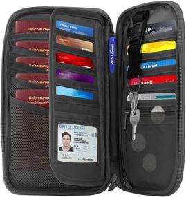 img 3 attached to 🛫 Максимальное удобство с семейством держателей для паспорта с RFID: умный спутник для путешествий для вашей семьи