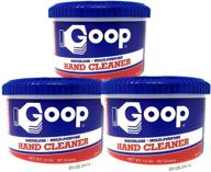 18oz goop hand cleaner & laundry stain lifter remover - waterless, non-toxic, biodegradable formula for easy removal of grease, grass, tar, blood, paint, dirt & mud logo