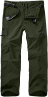 👖 boys scout cargo pants for kids - youth convertible zip off shorts, quick dry fishing and hiking pants with dry fit technology logo