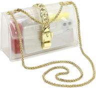 women's clear purse, small stadium approved crossbody bag, stylish transparent jelly purse, see through gameday handbag, cute clear clutch shoulder bag logo