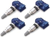 🔧 enhanced tpms tire pressure sensors: moresensor compact pro series 315mhz 4-pack - preprogrammed for 70+ select american brand models 15114379, aluminum valve stem (kx-s021-4) logo