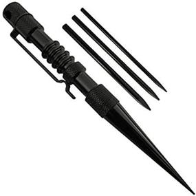 img 3 attached to Advanced Knotters Tool II by Jig Pro Shop: Multi-Purpose Marlin Spike for Paracord, Leather, and Various Cords (Black w/Black)