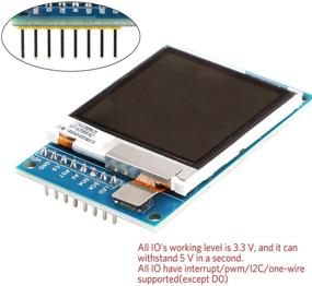 img 3 attached to 🖥️ Модуль дисплея MakerHawk Arduino LCD 1.6 дюйма TFT: высококачественный экран SPI с драйвером SSD1283A для Arduino D1 Mini