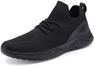 👟 ypk ma02black women's athletic shoes: lightweight breathable sneakers logo