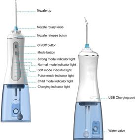 img 3 attached to Cordless Portable Irrigator Rechargeable Waterproof Oral Care