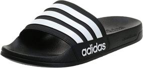 img 4 attached to Adidas Cloudfoam Adilette Slides US10.5: Ultimate Comfort meets Style