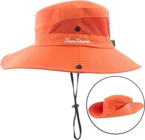 img 3 attached to 👒 Stay Stylish and Protected with Muryobao Women's Ponytail Sun Hat - Ultimate UV Protection, Foldable Design, Wide Brim for Beach and Fishing Adventures