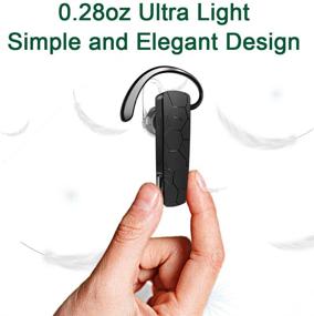 img 2 attached to 🎧 Masentek M18S Bluetooth Headset V4.1 - Cordless Hands-Free Earpiece with Noise-Cancelling Mic for iPhone 7 Plus, 6s, 5s, iPad, Samsung Galaxy S7 Edge, S6, S5, Note 5, 4, LG, Android, and Other Bluetooth Devices (Black)