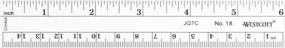 img 4 attached to Clear Westcott 18 6-Inch Flexible Metric Ruler for Enhanced SEO