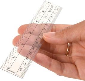 img 3 attached to Clear Westcott 18 6-Inch Flexible Metric Ruler for Enhanced SEO