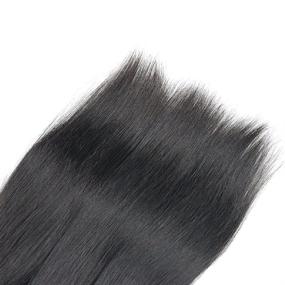 img 1 attached to Bundles Peruvian Straight Natural Virgin