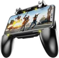 🎮 coobile pubg mobile game controller - l1r1 trigger joystick gamepad for 4-6.5" ios & android phones (w10 update) - improved seo logo