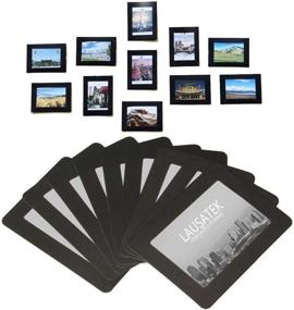 img 4 attached to 🖼 Magnetic Picture Frame Collage for Fridge: Elegant Black Design | Holds 25 Pack of 4x6, 3.5x5, 3x4 Photos | Decorative Magnet Board