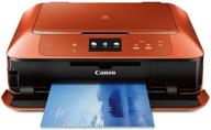 🔄 canon mg7520 wireless color cloud printer with scanner and copier - burnt orange (discontinued) logo