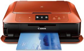 img 4 attached to 🔄 CANON MG7520 Wireless Color Cloud Printer with Scanner and Copier - Burnt Orange (Discontinued)