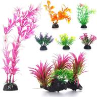 uzifa aquarium decorations lifelike plastic logo