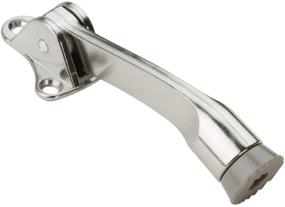 img 2 attached to 🚪 National Hardware 4-inch Satin Chrome Door Stops, Model N273-532