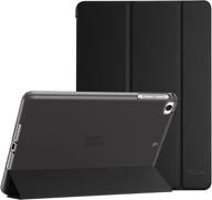 📱 procase ipad mini case 2019/4/3/2/1 – slim soft tpu translucent back cover, trifold stand folio smart case for ipad mini 5th generation 2019, ipad mini 4, 3, 2, 1 (black) logo