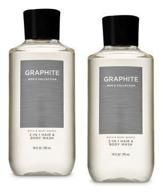 bath and body works 2 pack graphite 2-in-1 hair and body wash - 10 oz. logo