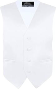 img 3 attached to S.H. Churchill &amp; Co. Boy's 4 Piece Vest Set with Bow Tie, Neck Tie &amp; Pocket Hankie - A Complete Formal Attire