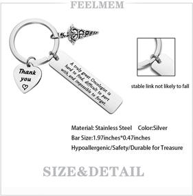 img 3 attached to FEELMEM Oncologist Keychain - Appreciation Gift for Oncologists, Retirement & Thank You Present to Show Gratitude
