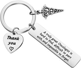 img 4 attached to FEELMEM Oncologist Keychain - Appreciation Gift for Oncologists, Retirement & Thank You Present to Show Gratitude