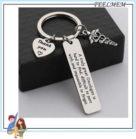 img 1 attached to FEELMEM Oncologist Keychain - Appreciation Gift for Oncologists, Retirement & Thank You Present to Show Gratitude