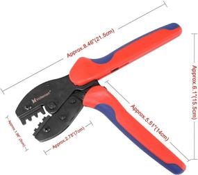img 3 attached to 🔧 Enhanced Voilamart MC4 Crimping Tool for PV Solar Panel Installation - Compatible with 2.5mm², 4mm², and 6mm² Wire Terminal Crimping Connectors, Cable Pliers