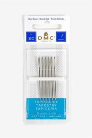 img 1 attached to 🧵 Durable DMC 1767-20 Tapestry Hand Needles, 6-Pack, Size 20: High Quality Threadwork Tools