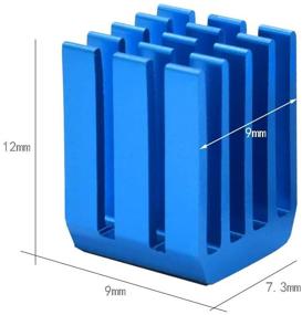 img 2 attached to 🔥 22pcs 3D Printer Heatsink Kit with Thermal Conductive Adhesive Tape for Cooler Heat Sink Cooling of TMC2130, TMC2100, A4988, DRV8825, TMC2208 Stepper Motor Driver Module