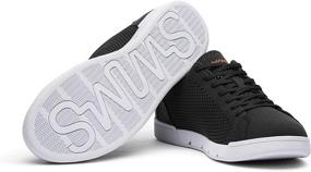 img 1 attached to 👟 Stylish and modern: SWIMS Breeze Tennis Sneakers White Men's Shoes in Fashion Sneakers