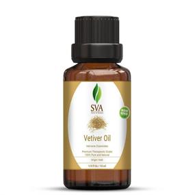 img 4 attached to 🌿 SVA Vetiver Essential Oil - 10 ml (1/3 fl. oz.) 100% Pure, Natural & Premium Therapeutic Grade - for Face, Skin, Hair, Massage & Aromatherapy